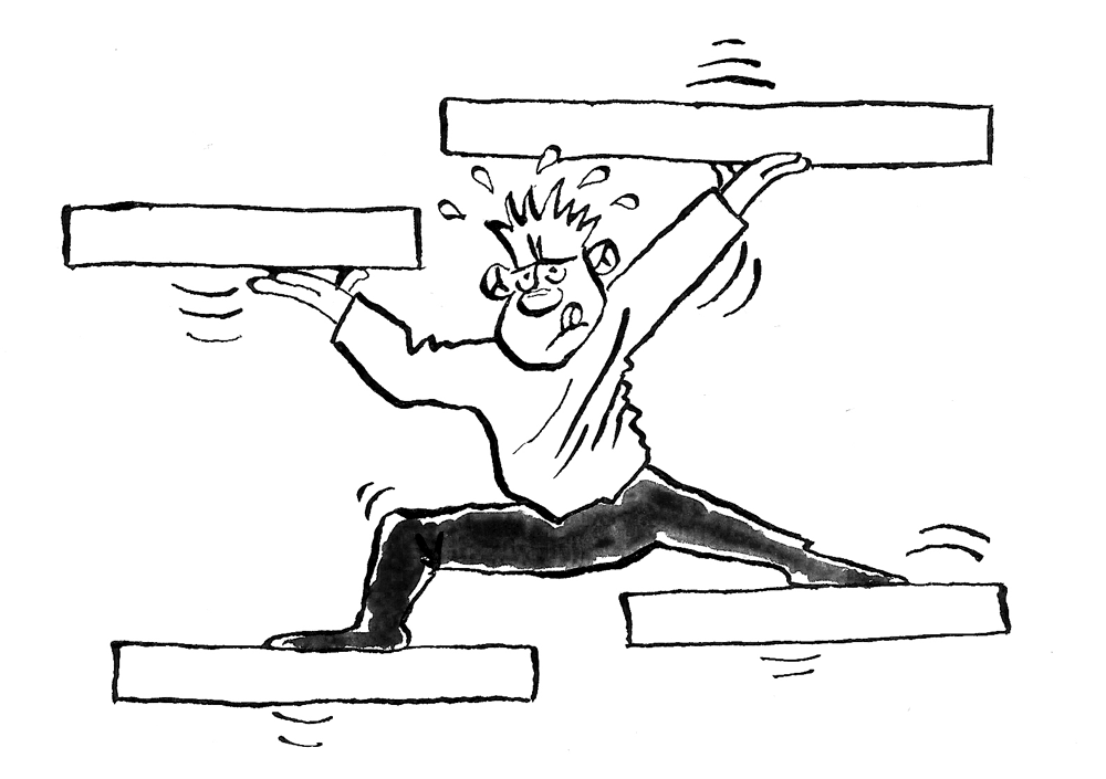 Illustration: Abstände (Buchstabe A im »ABC für Webmenschen«»)