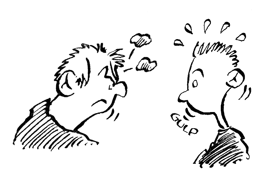 Illustration: Grunt (Buchstabe G im »ABC für Webmenschen«»)