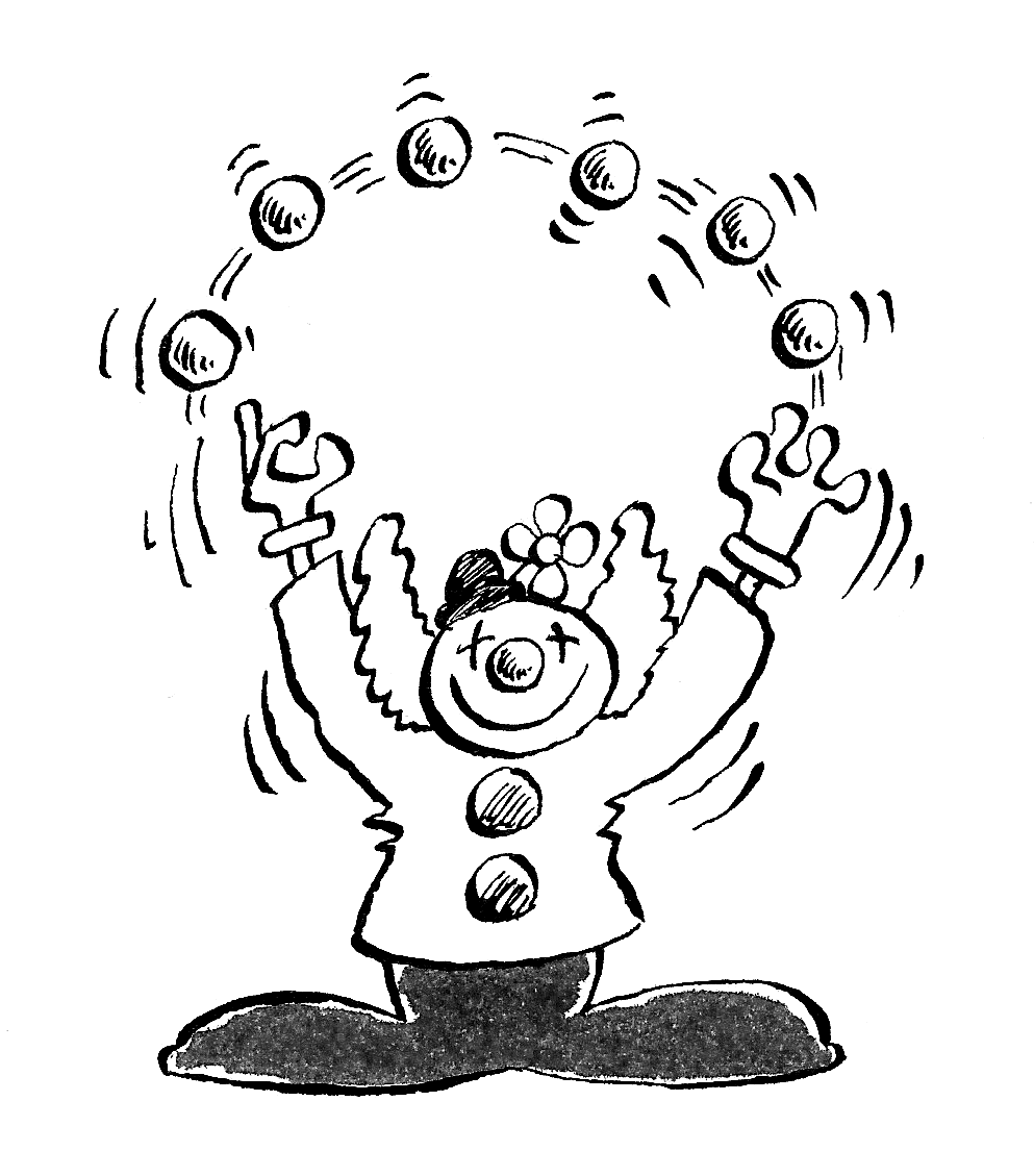 Illustration: Impro (Buchstabe I im »ABC für Webmenschen«»)