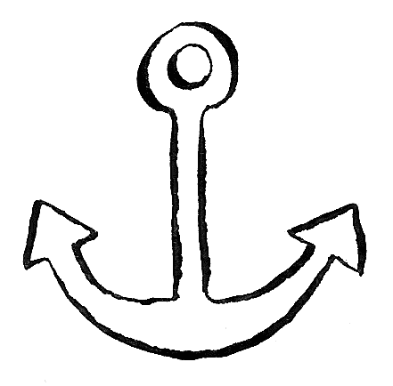 Illustration: Verankerung (Buchstabe V im »ABC für Webmenschen«»)